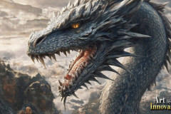 The Dragon God Bahamut Dominates the Sky, Passing Devine Judgment