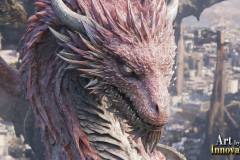 The Dragon God Bahamut Dominates the Sky, Passing Devine Judgment