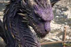 The Dragon God Bahamut Dominates the Sky, Passing Devine Judgment