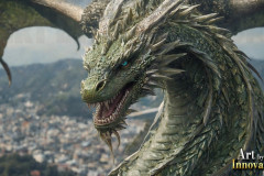 The Dragon God Bahamut Dominates the Sky, Passing Devine Judgment