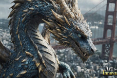 The Dragon God Bahamut Dominates the Sky, Passing Devine Judgment