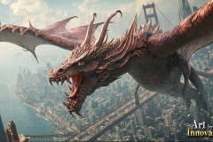 The Dragon God Bahamut Dominates the Sky, Passing Devine Judgment