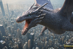 The Dragon God Bahamut Dominates the Sky, Passing Devine Judgment