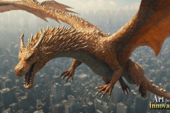 The Dragon God Bahamut Dominates the Sky, Passing Devine Judgment