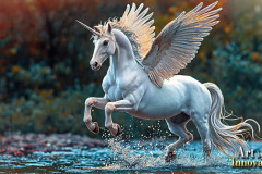 Unicorns, the Myth the Legend, the Fantasy Flying Horse.