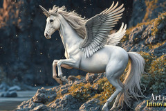 Unicorns, the Myth the Legend, the Fantasy Flying Horse.