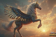 Unicorns, the Myth the Legend, the Fantasy Flying Horse.