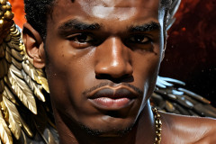 Male Golden Angels from the Heavens Above