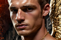 Male Golden Angels from the Heavens Above