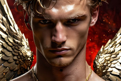 Male Golden Angels from the Heavens Above