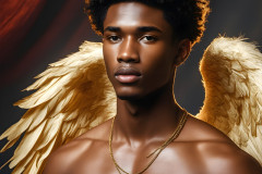 Male Golden Angels from the Heavens Above