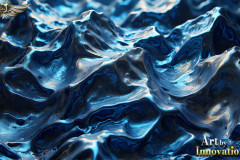 Blue Artistic Graphic Textures Designs