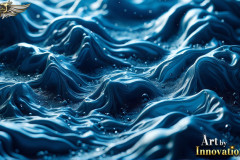 Blue Artistic Graphic Textures Designs