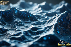 Blue Artistic Graphic Textures Designs