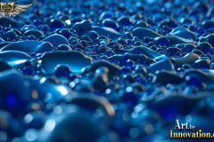 Blue Artistic Graphic Textures Designs