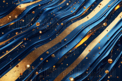 Blue & Gold Artistic Graphic Textures Designs