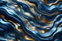 Blue & Gold Artistic Graphic Textures Designs