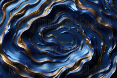 Blue & Gold Artistic Graphic Textures Designs