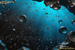 Dark Fluids in Motion Artistic Graphic Textures Designs