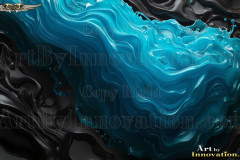 Dark Fluids in Motion Artistic Graphic Textures Designs