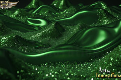 Green & Black Artistic Graphic Textures Designs