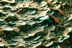 Green & Gold Artistic Graphic Textures Designs