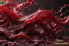 Red Artistic Graphic Textures Designs