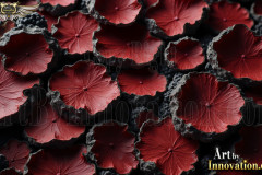 Red Artistic Graphic Textures Designs