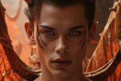 Hot & Sexy Male Succubus Demon,Deep within the ruins of Hell.