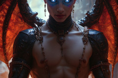 Hot & Sexy Male Succubus Demon,Deep within the ruins of Hell.