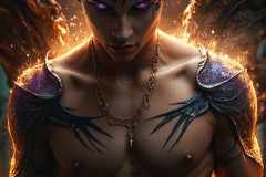 Hot & Sexy Male Succubus Demon,Deep within the ruins of Hell.