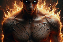 Hot & Sexy Male Succubus Demon,Deep within the ruins of Hell.