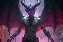 Hot & Sexy Male Succubus Demon,Deep within the ruins of Hell.
