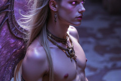 Hot & Sexy Male Succubus Demon,Deep within the ruins of Hell.