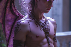 Hot & Sexy Male Succubus Demon,Deep within the ruins of Hell.