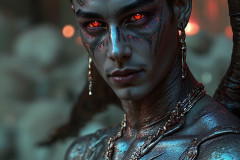 Hot & Sexy Male Succubus Demon,Deep within the ruins of Hell.