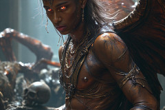 Hot & Sexy Male Succubus Demon,Deep within the ruins of Hell.