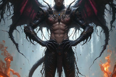 Hot & Sexy Male Succubus Demon,Deep within the ruins of Hell.