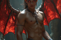 Hot & Sexy Male Succubus Demon,Deep within the ruins of Hell.