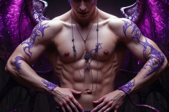 Hot & Sexy Male Succubus Demon,Deep within the ruins of Hell.