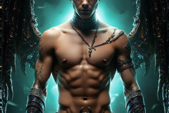 Hot & Sexy Male Succubus Demon,Deep within the ruins of Hell.