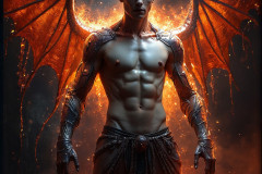 Hot & Sexy Male Succubus Demon,Deep within the ruins of Hell.