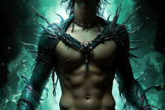 Hot & Sexy Male Succubus Demon,Deep within the ruins of Hell.