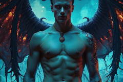 Hot & Sexy Male Succubus Demon,Deep within the ruins of Hell.