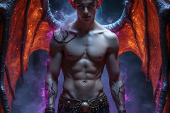 Hot & Sexy Male Succubus Demon,Deep within the ruins of Hell.