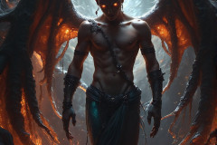Hot & Sexy Male Succubus Demon,Deep within the ruins of Hell.