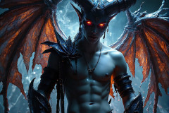 Hot & Sexy Male Succubus Demon,Deep within the ruins of Hell.