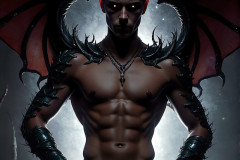 Hot & Sexy Male Succubus Demon,Deep within the ruins of Hell.