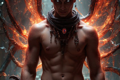 Hot & Sexy Male Succubus Demon,Deep within the ruins of Hell.