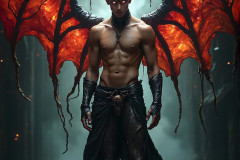 Hot & Sexy Male Succubus Demon,Deep within the ruins of Hell.